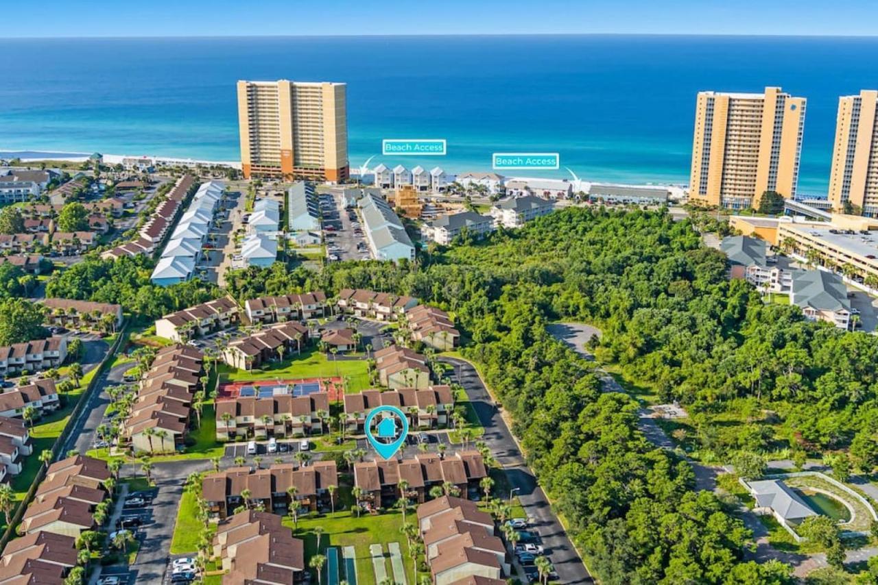 הוילה פנמה סיטי ביץ' Experience Starlit Nights From Beach Happy'S Balcony Overlooking The Community Pool At Beachwalk מראה חיצוני תמונה